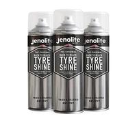 JENOLITE Torna a Aerosol lucidante per Pneumatici Nero | Ripristina e Protegge i Pneumatici | Lucentezza Effetto Bagnato | 3 x 500ml
