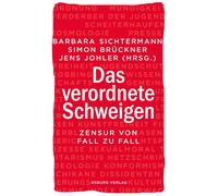 Jens Johler Simon Brückner B Das verordnete Schweigen: Zensu (Copertina rigida)