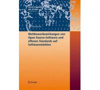 Jens Mundhenke Wettbewerbswirkungen von Open-Source-Software (Copertina rigida)