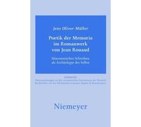 Jens Oliver Müller Poetik der Memoria im Romanwerk von Jean Rouaud (Tascabile)