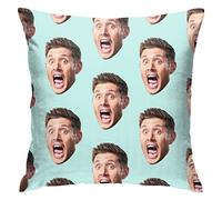 Jensen Ackles - Federa per cuscino in peluche su due lati, decorazione per camera da letto, soggiorno, 45 x 45 cm