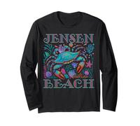 JENSEN BEACH FLORIDA BLUE CRAB ESTATE SPIAGGIA REGALI PER LE VACANZE Maglia a Manica