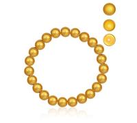 JENSVOIR Miracle Beads - Braccialetto da donna con filo iridescente, perline 3D in colore mutevole, braccialetto elasticizzato scintillante sotto il sole e la luce