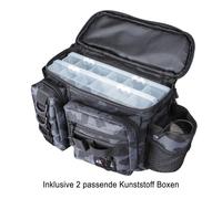 JENZI Camou Hip Bag - marsupio marsupio incl. 2 scatole esche borsa esche