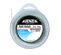 Jenzi - Filo in acciaio su bobina da 10 m con 20 serrafili, 15kg