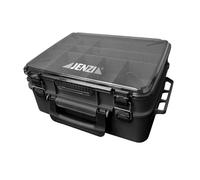 Jenzi grande valigetta da pesca a 2 camere incl. 5 scatole cassetta da...