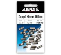 Jenzi - Manicotti a morsetto doppio, 1,2 mm, circa 30 pezzi