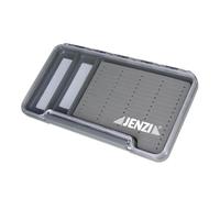 Jenzi Spoon Box Tacklebox per mosche L 2 scomparti 18,7 x 10,2 cm