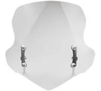 Jeocoai Deflettore parabrezza moto Parabrezza per moto per Deflettori del per vento ispessiti per(Clear)