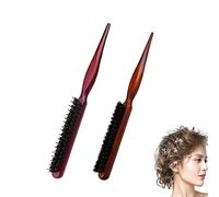JeoPoom 2 pezzi Spazzola per Capelli con Setole di Cinghiale Professionale Pettini Adatta per Casa o Barbiere