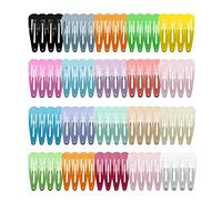 JeoPoom 80 Pcs 18 Colori Clip di Capelli Bambina, Bambini Accessorio Stile Capelli, Colorati Fermagli Capelli in Metallo Antiscivolo Carini Clips Mini Forcine