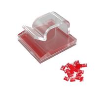 JeoPoom Clip per Cavi[50 Pezzi], Adesivi Clip Autoadesivi Cavo Clip Fascette Stringicavo Cavo, con Adesivo 3M, Gestione Cavi Organizer per Cavi da Scrivania(Trasparente)