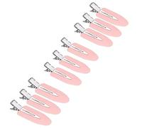 JeoPoom Fermagli Cappelli[9 Pezzi], Fermacapelli in Plastica per Capelli senza Piega per Acconciatura(Rosa)