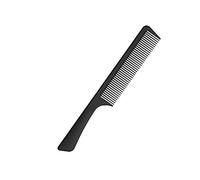 JeoPoom Pettine per Capelli, Pettine Fibra Carbonio Antistatico, manici lunghi Sono Semplici da Impugnare e Afferrare, Adatti per la Maggior Parte dei Capelli(Nero)