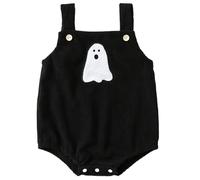 Jeorywoet Baby Halloween costumi carino Ghost Halloween vestiti per bambini in pelle amichevole e traspirante 0-3 mesi outfit da ragazzo in tessuto goth totalso di pagliaccio, costumi, taglia 70