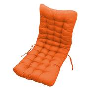 Jeorywoet Cuscino della sedia da salotto, cuscino da lettino da sole, sedia a slitta non slip trapuntata da 19x67 pollici con legami per la spiaggia del patio da giardino in alto, cuscini all'aperto