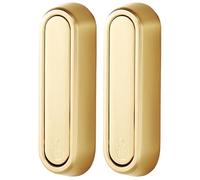 Jeorywoet Ganci appendiabiti pieghevoli da 2, 9 pollici in oro da 2 pezzi Ganci da parete pieghevoli in lega di zinco resistente per appendiabiti cappello zaino