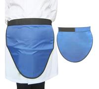 Jeorywoet Mezzo grembiule, grembiule di piombo, protezione a raggi X da 0, 5 mmpb mezzo cavo di piombo, 17.72x17, 72 pollici di sicurezza impermeabili di sicurezza per i tecnologie Xray