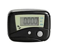 Jeorywoet Mini contapassi elettronico accurato contapassi Portatile LCD Distanza a Piedi contacalorie con Clip per Passi a Piedi miglia/km Nero