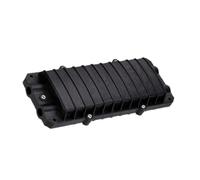 Jeorywoet Scatola di connessione in Fibra Ottica 2 in 2 out a 12 Core Box Box Impermeabile a Fiamma a Fiamma Box di distribuzione di Potenza per Esterno per Esterni in Fibra Scatola