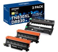 Jeostarky Pro Compatibile per TN830XL Toner e DR830 | Ricambio per Brother TN830XL DR-830 Tamburo con HL-L2460DW HL-L2405W MFC-L2820DW DCP-L2640DW MFC-L2900DW (2 Toner 1 Tamburo)