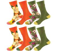 Jepa - Calzini Sportivi in Cotone - Calzini Uomo, Calze Donna, Calzettoni Bambino - Calze Corte o Lunghe, Calzettoni Tinta Unita a Righe e con Disegni - Pacchi Multipli da 8 Paia