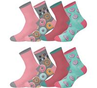 Jepa - Calzini Sportivi in Cotone - Calzini Uomo, Calze Donna, Calzettoni Bambino - Calze Corte o Lunghe, Calzettoni Tinta Unita a Righe e con Disegni - Pacchi Multipli da 8 Paia