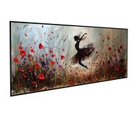 JEPGFOU Arte Diamond Painting Kit Completo Ballerino Pittura Diamante 5D Rotondo Completo per Adulti Principiante, Pittura Diamante Strass Ricamo a Punto Croce Painting per Regalo 60x120cm PJY9 V-8