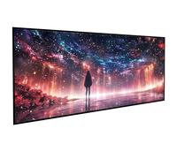 JEPGFOU Arte Figurativa Diamond Painting Kit Completo Persone Pittura Diamante 5D Rotondo Completo per Adulti, Pittura Diamante Strass Ricamo a Punto Croce Painting per Regalo 50 x 100 cm PJY9 4-3