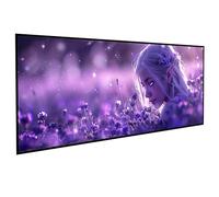 JEPGFOU Fiore Diamond Painting Kit Completo Donna Pittura Diamante 5D Rotondo Completo per Adulti Principiante, Pittura Diamante Strass Ricamo a Punto Croce Painting per Regalo 60x120cm PJY9 9-0