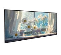 JEPGFOU Fiori Diamond Painting Kit Completo Fiore Pittura Diamante 5D Rotondo Completo per Adulti Principiante, Pittura Diamante Strass Ricamo a Punto Croce Painting per Regalo 60 x 120cm PJY9 R-8