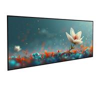 JEPGFOU Pianta Diamond Painting Kit Completo Giglio Pittura Diamante 5D Rotondo Completo per Adulti Principiante, Pittura Diamante Strass Ricamo a Punto Croce Painting per Regalo 90 x 180 cm PJY9 P-W