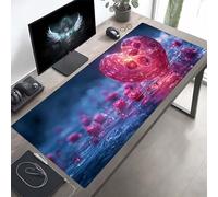 JEPGFOU Tappetino per Mouse da Gioco Grande Esteso 120x60 cm, XXL Tappetino Mouse Amore, Rosa, Tappeto Pad con Base in Gomma Antiscivolo, Desk Mat per Ufficio PjY7478 L-7