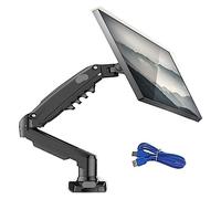 JEQGDLUI Molla a gas F80 Supporto for monitor LCD da 17-30 pollici LED da tavolo Supporto for braccio ergonomico Ammortizzatore a gas Flexi Mount Carico 2~9 kg(With 1xUSB3.0)