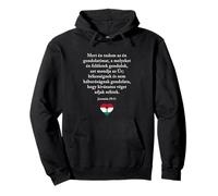 Jeremiah 29:11 Hungarian Magyar Bible Verse Christian Felpa con Cappuccio