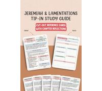 Jeremiah & Lamentations Chapter-by-Chapter Tip-In Bible Study Guide: Cut-Out Reference Cards with Chapter Reflections