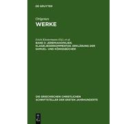 Jeremiahomilien. Klageliederkommentar. Erklärung Der Samuel- (Copertina rigida)