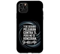 Jeremías 1:19 Spagnolo - "No Te Vencerán, Yo Estaré Contigo" Custodia per iPhone 11 Pro Max