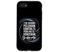 Jeremías 1:19 Spagnolo - "No Te Vencerán, Yo Estaré Contigo" Custodia per iPhone SE (2020) / 7/8