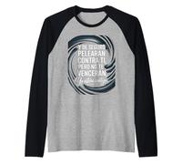 Jeremías 1:19 Spagnolo - No Te Vencerán, Yo Estaré Contigo Maglia con Maniche Raglan