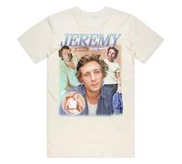 Jeremy Allen White Homage T-Shirt Top TV Show Gift Adult Unisex Berf Beige L