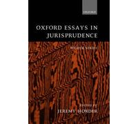 Jeremy Horder Oxford Essays in Jurisprudence: Fourth Series (Copertina rigida)
