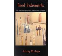 Jeremy Montagu Reed Instruments (Copertina rigida)