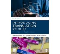 Jeremy Munday Sara Ramos Pinto Jacob Blak Introducing Translation St (Tascabile)