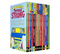 Jeremy Strong Collection 14 Books Box Set (My Brother's Famous Bottom, Gets Pinched!, Goes Camping, Gets Crowned, Takes Off, Hundred-mile-an-hour Dog, Viking at School, Let's Do the Pharaoh & More)