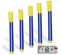 Jerhyun Penna Rilevatrice di Soldi Falsi Blu, Blu Pennarello Banconote False Applicabile a Valute Quali Dollaro Statunitense, L'euro, Sterlina Britannica, Yen Giapponese Won Sudcoreano (5)