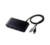 Jerilla Adattatore di Controller NGC per Controller GameCube, Convertitore Supporto di 4 Controller GC Gamepad Compatibile con Nintendo Wii U/Switch Console/PC