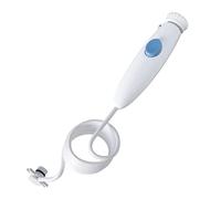 Jerilla Idropulsore Manico in Plastica Tubo Flessibile Accessori per L'igiene Orale Compatibile con Waterpik Irrigatore Orale WP-100 WP-660 WP-900 - Pulsante Bianco