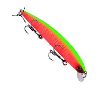 Jerk Bait - Esca artificiale dura, realistica, resistente agli urti, galleggiante, per acqua salata, fiumi, laghi, barriere di valle, mare e barriere di barriera