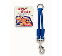 JERK-EASE BUNGEE DOG LEASH EXTENSION - Patented Shock Absorber Attachment Protects You and Your Dogs - Works with ANY Leash & Collar or Harness - a MUST for Retractable Leashes - PICK SIZE/COLOR BELOW